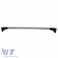 Roof Bars Aluminum CRUZ Aluplus 925-416 Set With Fixing Kit Suitable for Skoda Superb B5 / 3U 02-08 4D Silver 2 Pieces-image-6303340