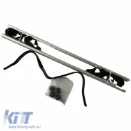 Roof Bars Aluminum Rackit RK004 120cm Universal Railing System Set With Fixing Kit Silver 2 Pieces-image-6313985