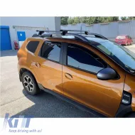 Roof Bars Aluminum Rackit Universal 120cm Railing System Set With Fixing Kit Silver 2 Pieces-image-6304711