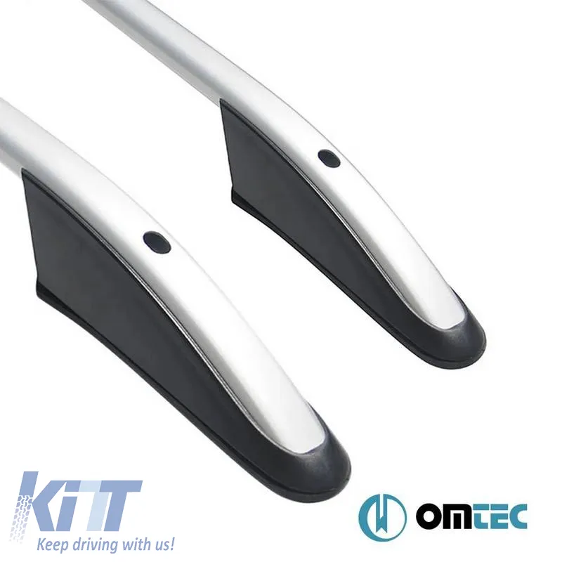 Roof Bars Railing suitable for Citroen Berlingo 2019- MVN K9 / Fiat Doblo 2022- MVN K9 / Opel Combo 2019- MVN V / Peugeot Partner 2019- MVN K9 / Toyota Proace City Cargo 2019- VAN I Silver 2 Pieces