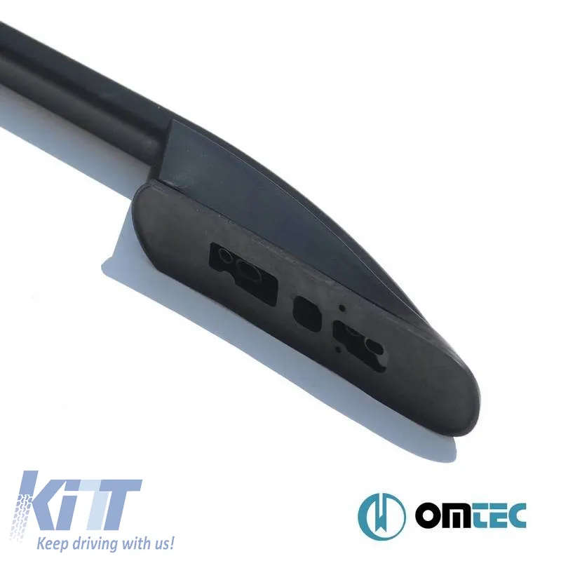 Roof Bars Railing suitable for Mercedes-Benz Citan 2013-2021 MVN W415 / Renault Kangoo 2008-2021 MVN FC Black 2 Pieces
