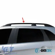Roof Bars Railing suitable for Peugeot 3008 2009-2016 SUV T8 Black 2 Pieces-image-6321801