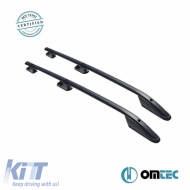Roof Bars Railing suitable for VW Amarok 2010-2022 PK Black 2 Pieces - CGRRRRRSV6040727