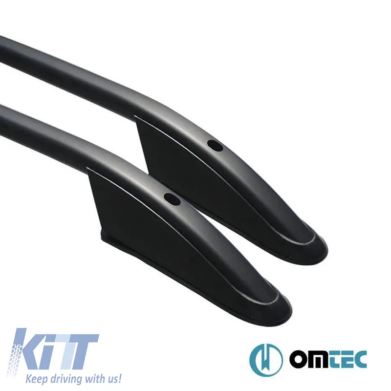 Roof Bars Railing suitable for VW Amarok 2010-2022 PK Black 2 Pieces