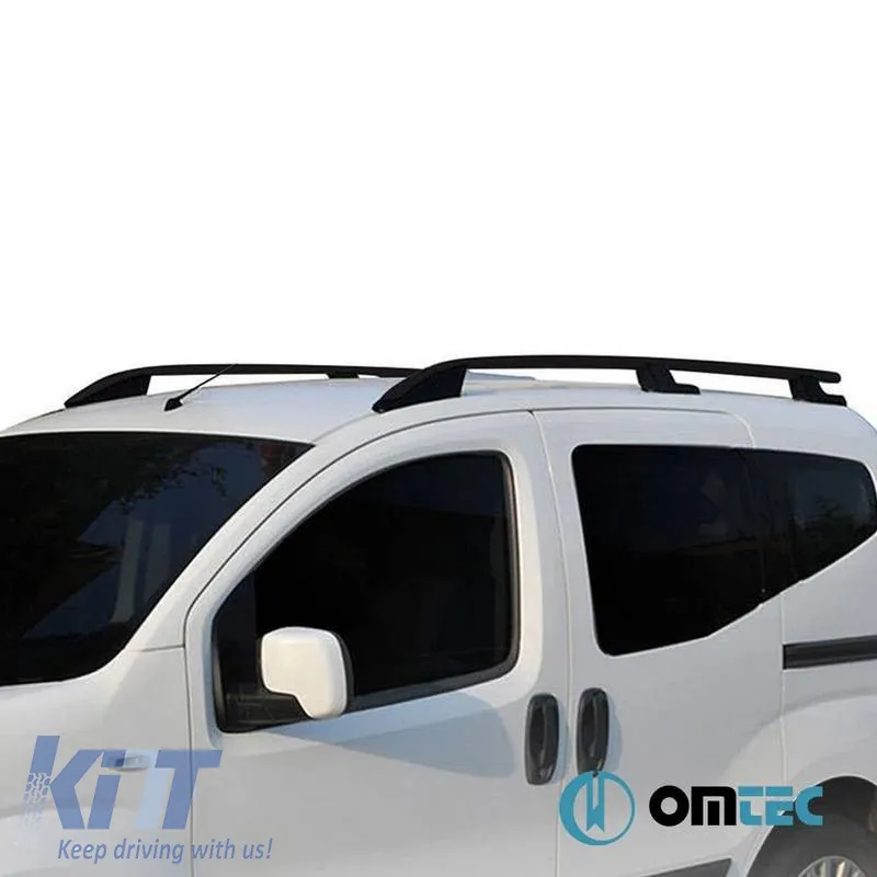 Roof Bars Railing suitable for VW Amarok 2010-2022 PK Black 2 Pieces