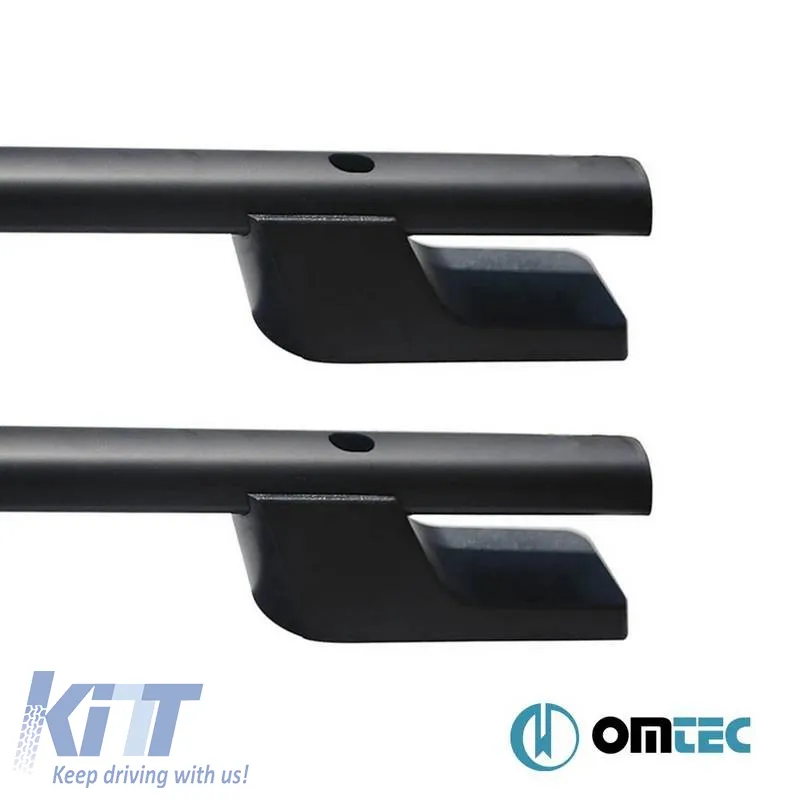 Roof Bars Railing suitable for VW Amarok 2010-2022 PK Black 2 Pieces