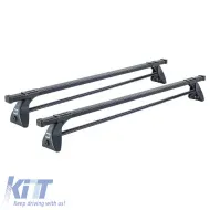 Roof Bars Steel CRUZ 921-000 Optima 0T-105cm Black 2 Pieces-image-6302995