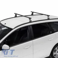 Roof Bars Steel CRUZ 921-100 Optima OS-105cm Black 2 Pieces-image-6303572