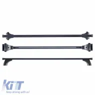 Roof Bars Steel CRUZ 921-305 Oplus ST-110cm Black 2 Pieces-image-6303003