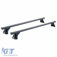 Roof Bars Steel CRUZ 921-310 Oplus ST-120cm Black 2 Pieces-image-6303535