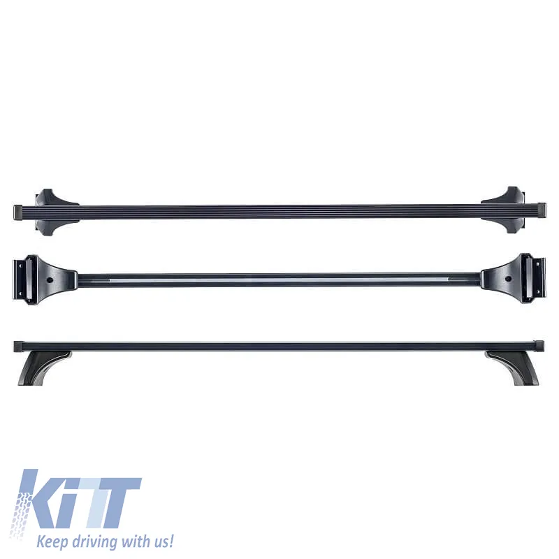 Roof Bars Steel CRUZ 921-315 Oplus ST-130cm Black 2 Pieces