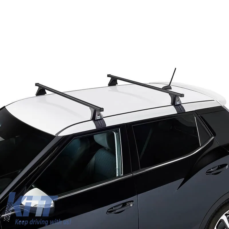 Roof Bars Steel CRUZ 921-315 Oplus ST-130cm Black 2 Pieces
