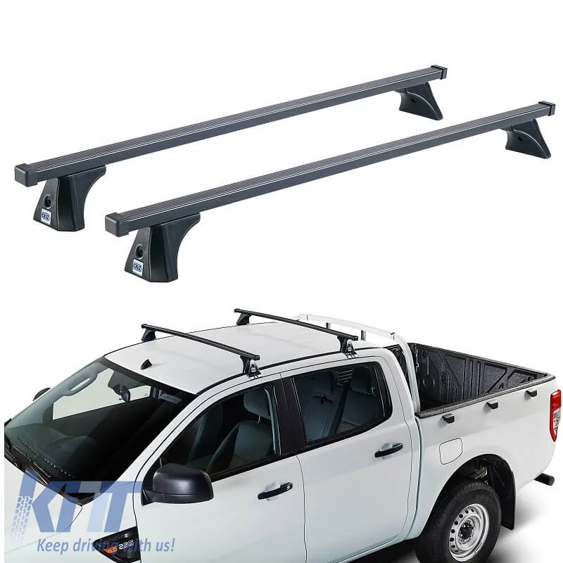 Roof Bars Steel CRUZ 921-315 Oplus ST-130cm Black 2 Pieces