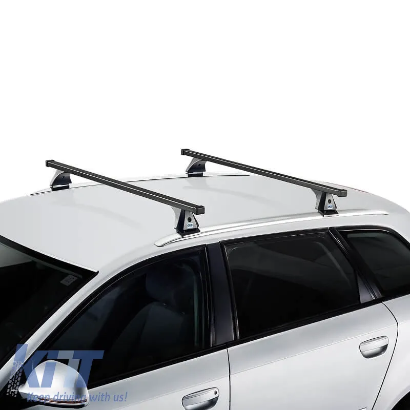 Roof Bars Steel CRUZ 921-360 Oplus SX-120cm Black 2 Pieces