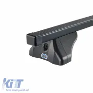 Roof Bars Steel CRUZ 921-385 Oplus S-FIX 130cm Black 2 Pieces-image-6303550