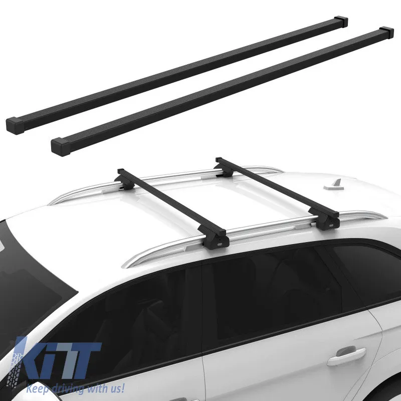 Roof Bars Steel CRUZ 921-803 Lane 120cm Black 2 Pieces