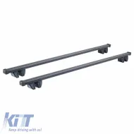 Roof Bars Steel CRUZ 921-934 Oplus SR+120cm Railing System Black 2 Pieces-image-6303470