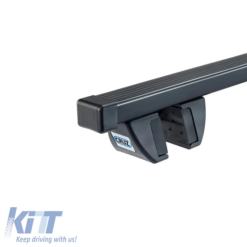 Roof Bars Steel CRUZ 921-936 Oplus SR+130cm Railing System Black 2 Pieces