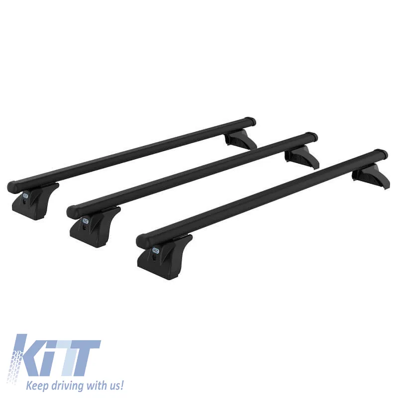 Roof Bars Steel CRUZ 923-066 Cargo Xpro 2022 SF-145cm Black 3 Pieces