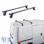 Roof Bars Steel CRUZ Cargo Spro-105cm 922-003 Set With Fixing Kit Suitable for Ford Courier 91-02 2 Pieces