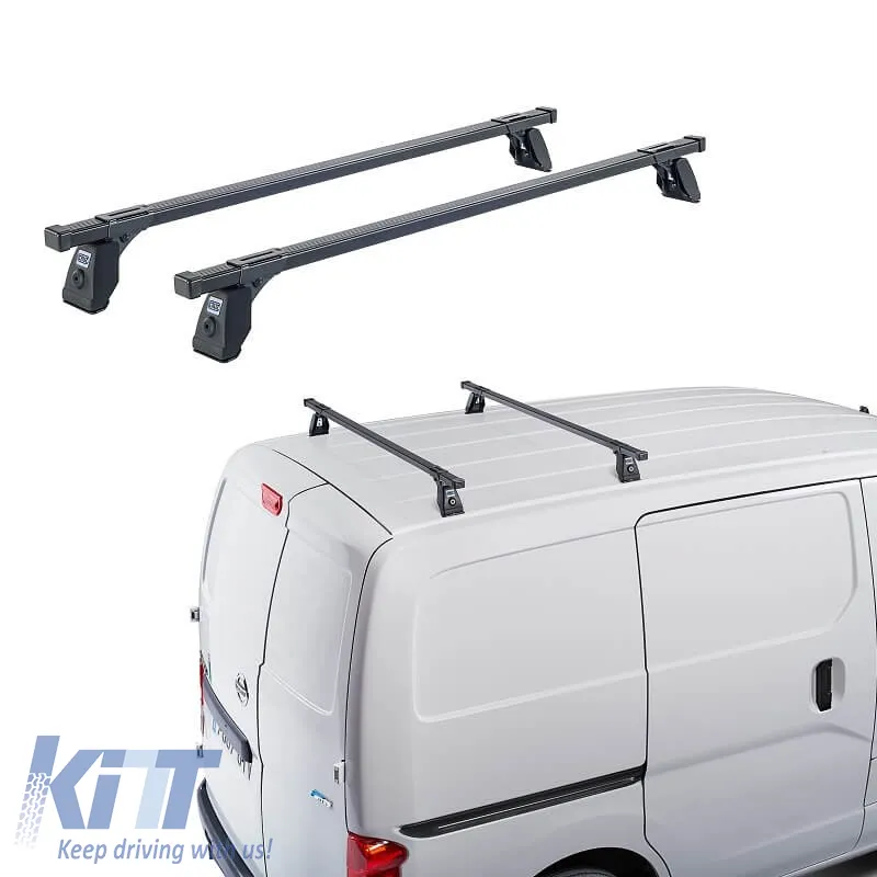 Roof Bars Steel CRUZ Cargo Spro-105cm 922-005 Set With Fixing Kit Suitable for Seat Inca 95-97 / VW Caddy 95-97 With Holes In The Roof 2 Pieces