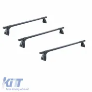 Roof Bars Steel CRUZ Cargo Spro-120cm 922-426 Set With Fixing Kit Suitable for Suzuki Grand Vitara 5D 05-15 3 Pieces-image-6303264