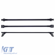 Roof Bars Steel CRUZ Cargo Spro-120cm 922-444 Set With Fixing Kit Suitable for VW Caddy 11-20 3 Pieces