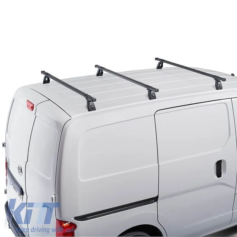 Roof Bars Steel CRUZ Cargo Spro-120cm 922-444 Set With Fixing Kit Suitable for VW Caddy 11-20 3 Pieces