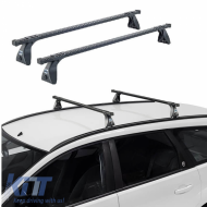 Roof Bars Steel CRUZ Cargo Spro-120cm 922-445 Set With Fixing Kit Suitable for VW Amarok 10+ 2 Pieces