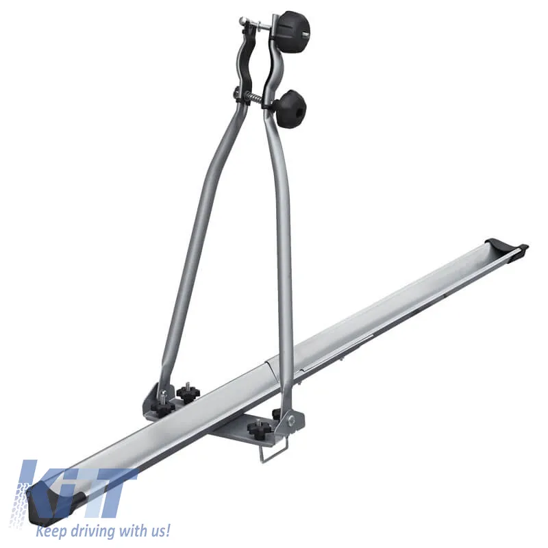 Roof Bicycle Carrier Menabo Huggy Lock Steel Grey suitable for 1 Bicycle