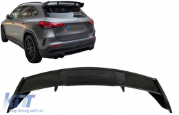 Roof Boot Lid Spoiler suitable for Mercedes GLA H247 (2020-up) Piano Black-image-6085606