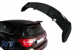 Roof Boot Lid Spoiler suitable for Mercedes A-Class W176 (2012-2018) A45 Design Piano Black - TSMBW176B