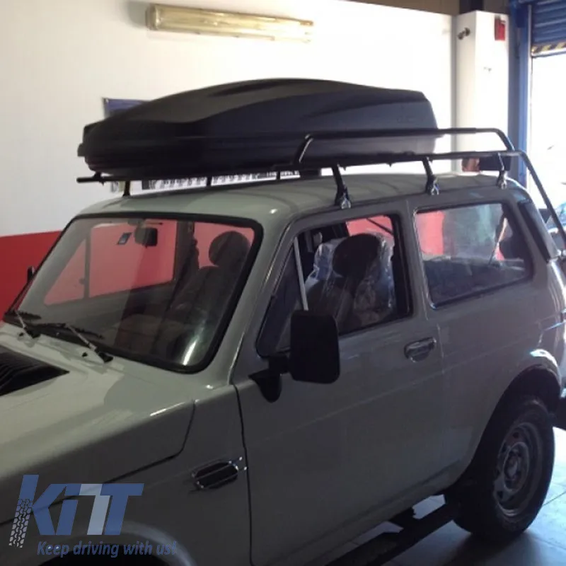Roof Box Cube 470L Black With Single Open