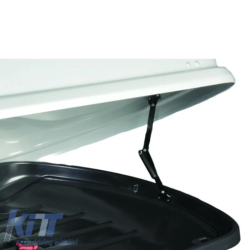 Roof Box Cube 470L Silver Mat With Single Open