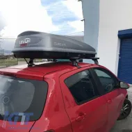 Roof Box Cube 470L Silver Mat With Single Open-image-6295714