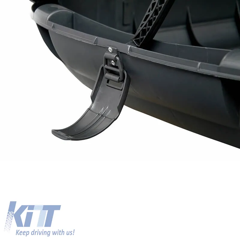 Roof Box Rackit 320lt Carbon with Single Open