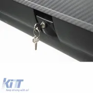 Roof Box Rackit 400lt Carbon With Dual Open-image-6313552