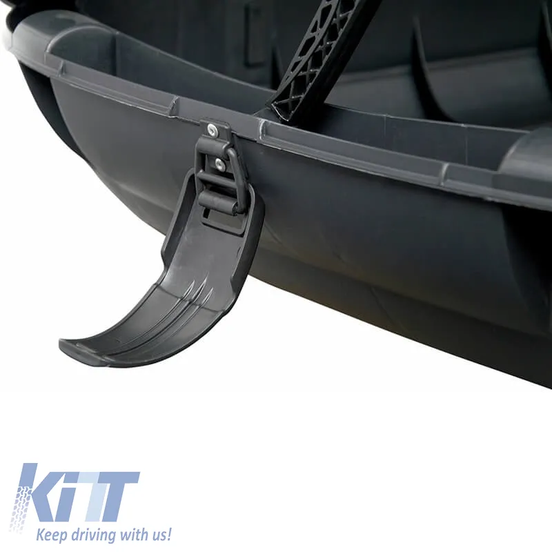 Roof Box Rackit 400lt Carbon With Dual Open