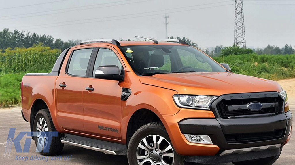 Roof Rack suitable for Ford Ranger T6 T7 T8 Double Cabin (2012-2020) Silver