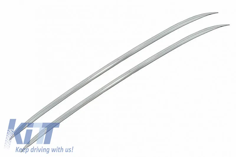 Roof Rails suitable for BMW X5 F15 2013-2018 Flush-Rails Aluminium Silver 2 Pieces