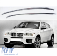 Roof Rails suitable for BMW X6 E71 2008-2015 Flush-Rails Aluminium Silver 2 Pieces - CGRRRRRSB6039400