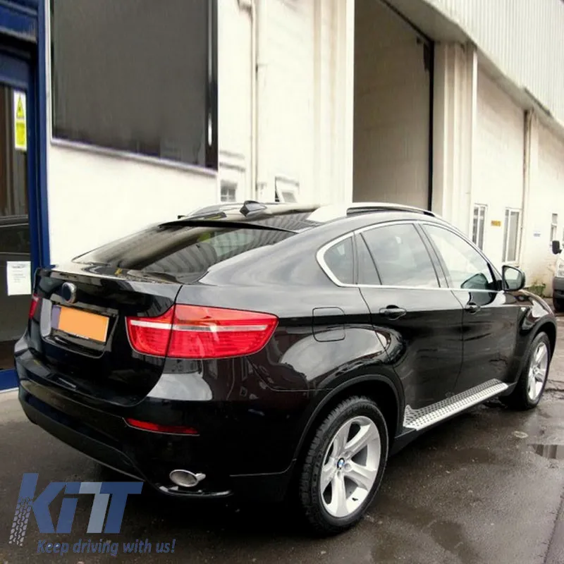 Roof Rails suitable for BMW X6 E71 E72 (2008-2015) Silver 2 Pieces