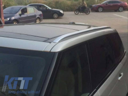Roof Rails suitable for Land Rover Range Rover Sport L494 2013-2018 Flush-Rails Aluminium Silver 2 Pieces