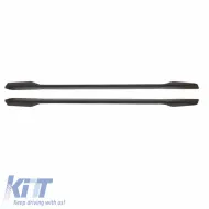 Roof Rails suitable for Toyota Land Cruiser Prado FJ150 2009+ Roof-Rails Aluminium Black 2 Pieces-image-6311459
