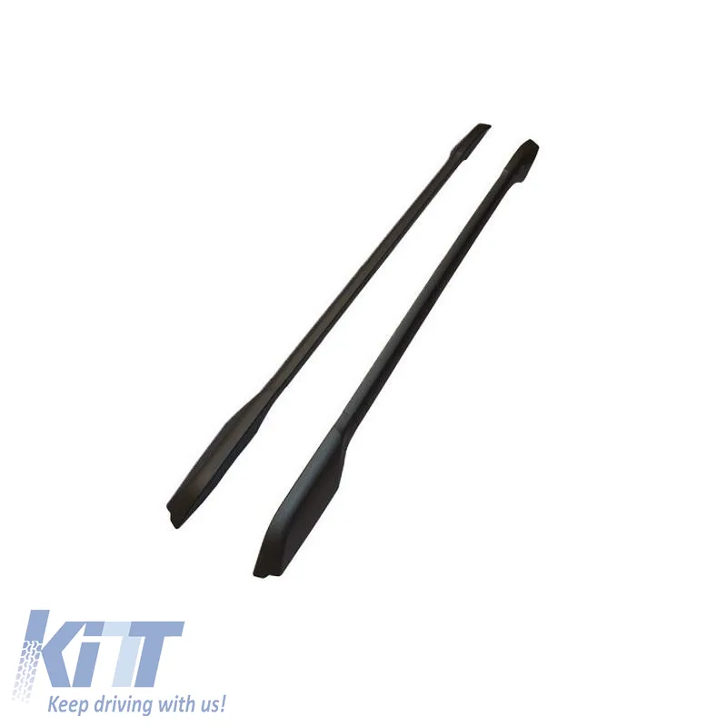 Roof Rails suitable for Toyota Land Cruiser Prado FJ150 2009+ Roof-Rails Aluminium Black 2 Pieces
