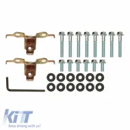 Roof Rails suitable for Toyota Land Cruiser Prado FJ150 2009+ Roof-Rails Aluminium Black 2 Pieces-image-6311461