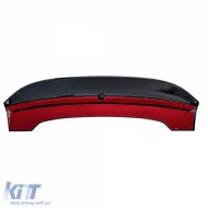 Roof rear spoiler sport black gloss fits for Fiat 500 type 312 2007-2024-image-6327558