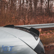Roof Spoiler Add On suitable for VW Golf VIII (8) 20+ GTI & R-Line Bumper Glossy Black V.2 Maxton Design From ABS Plastic 1pc