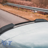 Roof Spoiler Add On suitable for VW Golf VIII (8) 20+ GTI & R-Line Bumper Glossy Black V.2 Maxton Design From ABS Plastic 1pc