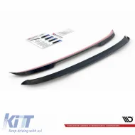 Roof Spoiler Add On suitable for VW Golf VIII (8) 20+ GTI & R-Line Bumper Glossy Black V.2 Maxton Design From ABS Plastic 1pc-image-6309951